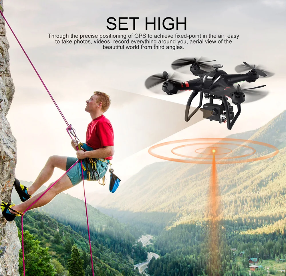 X22 Dual GPS WiFi FPV Brushless Drone with Gimbal 1080P HD Camera RC Quadcopter RTF