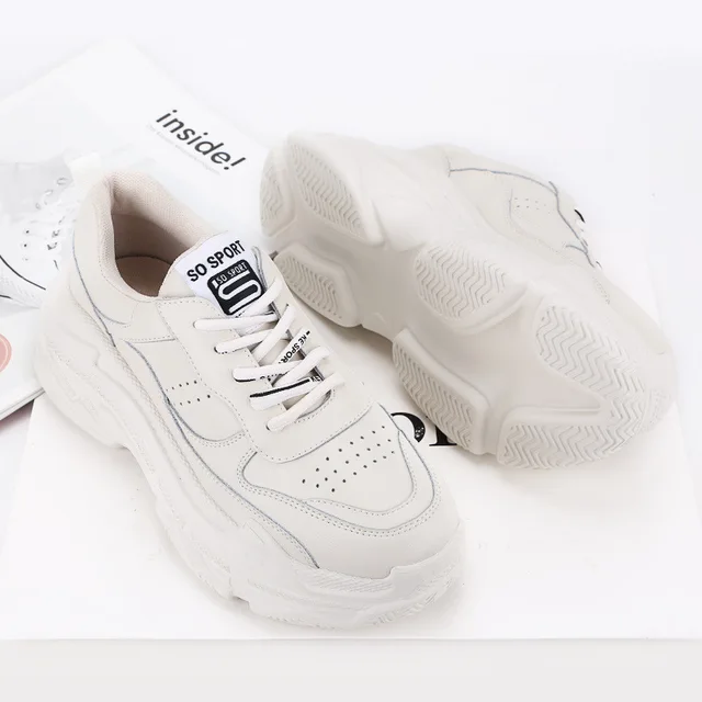 Casual White Shoes Women Fashion Brand Fashion Brand Sneakers Platform ...