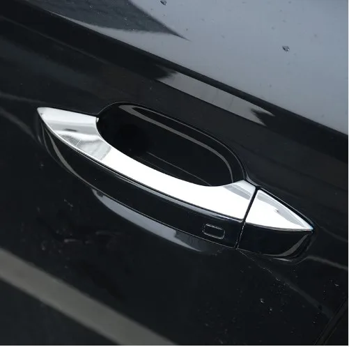 

FIT FOR 2012 2013 2014 2015 2016 AUDI A6 C7 CHROME STAINLESS DOOR HANDLE COVER TRIM MOLDING CAP BEZEL OVERLAY GARNISH PROTECTOR