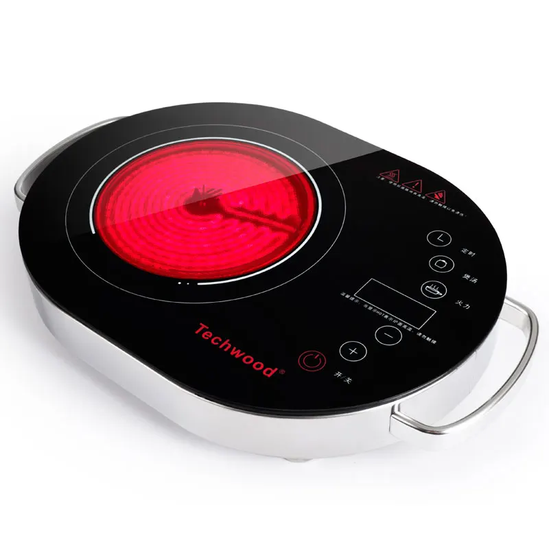 Touch control waterproof 2000W electric stove cookers mute technology