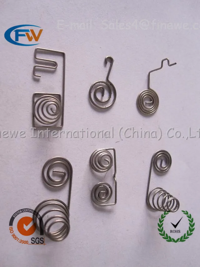 Manufacture Custom electrical remote control battery contact springs