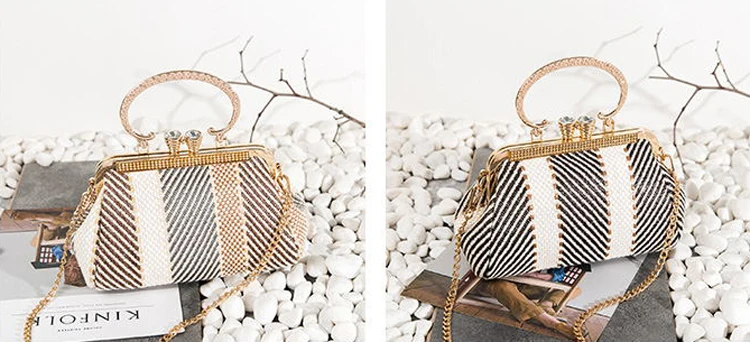 women bags fashion vintage shoulder crossbody bag chain women's handbag (7)