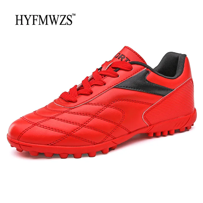 HYFMWZS Chuteira Futebol красовки футбольные кроссовки для мужчин Superfly Turf детские футбольные бутсы Оригинальные кроссовки для мужчин Chuteiras - Цвет: Red