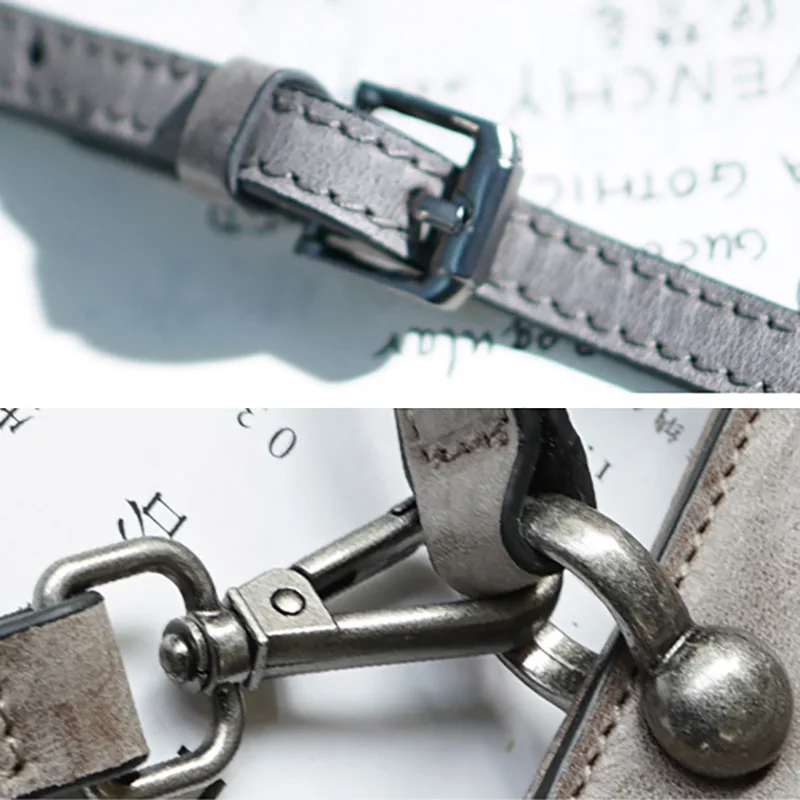 AETOO Leather literature Retro Fold crossbody bag, portable to do old doctor bag, small fresh personality cowhide female bag