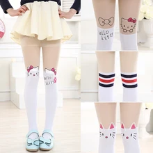 free shopping children Baby Kids Girls tights cute pantyhose hello kitty Knee lovely tattoo tights pantyhose girls stocking