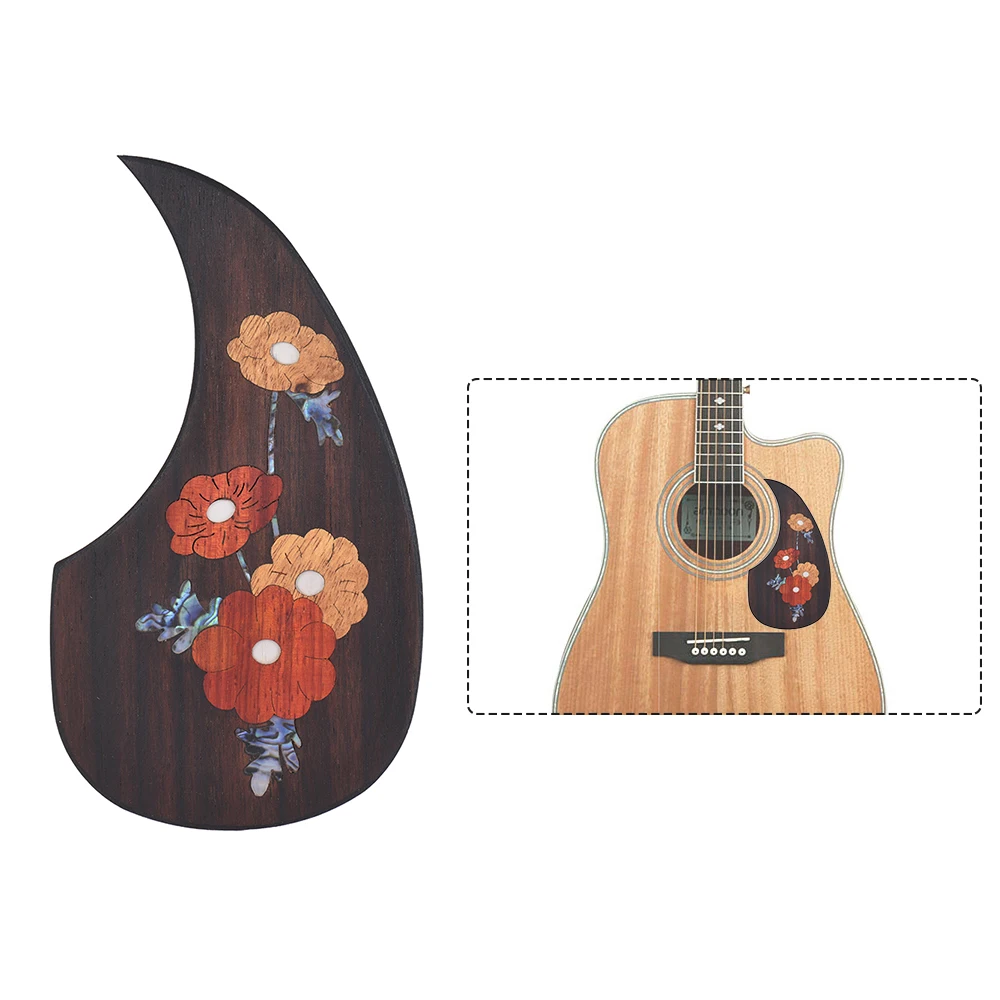 Wooden Acoustic Guitar Pickguard Pick Guard for 40" 41" Acoustic