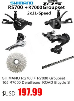 SHIMANO RS700+ R7000 группа 105 R7000 переключатель дорожный велосипед SL+ FD+ RD+ CS+ CN передний переключатель задний переключатель