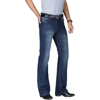 

Bootcut Boot cut men Leg Fit Classic Denim Flare Vintage Jeans Male Straight 27-40