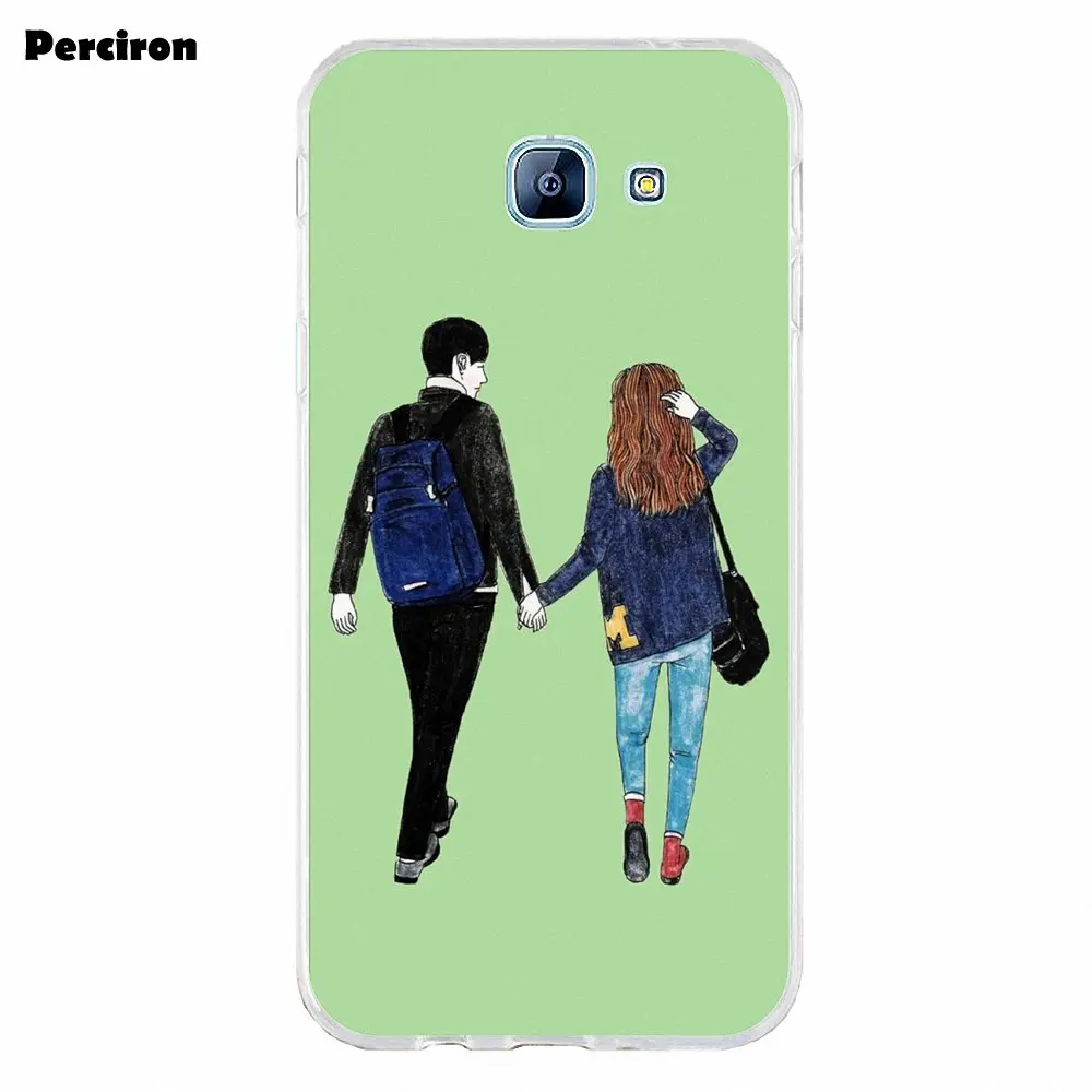 Модный чехол из ТПУ Perciron для Samsung Galaxy A3 A5 A7 J1 J2 J3 J5 J7 2015 2016 2017 корейский аниме с