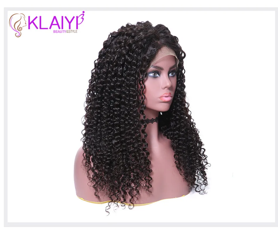 Klaiyi волосы бразильские кружевные передние парики remy волосы 360 кружева передние человеческие волосы парики 12 "-24" дюймов натуральный цвет с