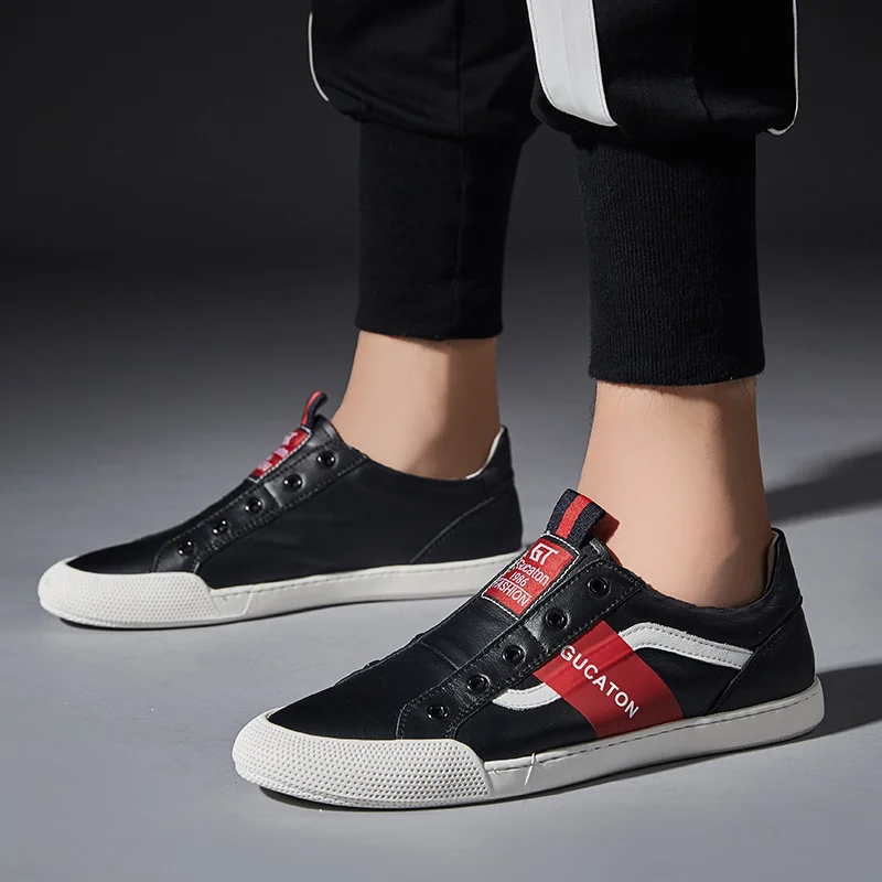 

2018 New White Men's Summer Shoes Men's Korean Version of The Style of Flat-bottomed Sloth Men's Casual Shoes 5