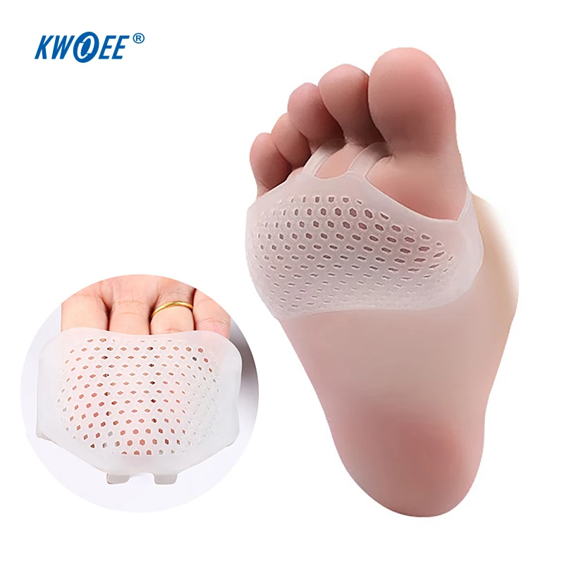 

1 Pair Silicone Breathable Anti-pain Foot Pad Honeycomb Half Yards Insole Remove Cocoon & Massage Forefoot Pad High Heel Insoles
