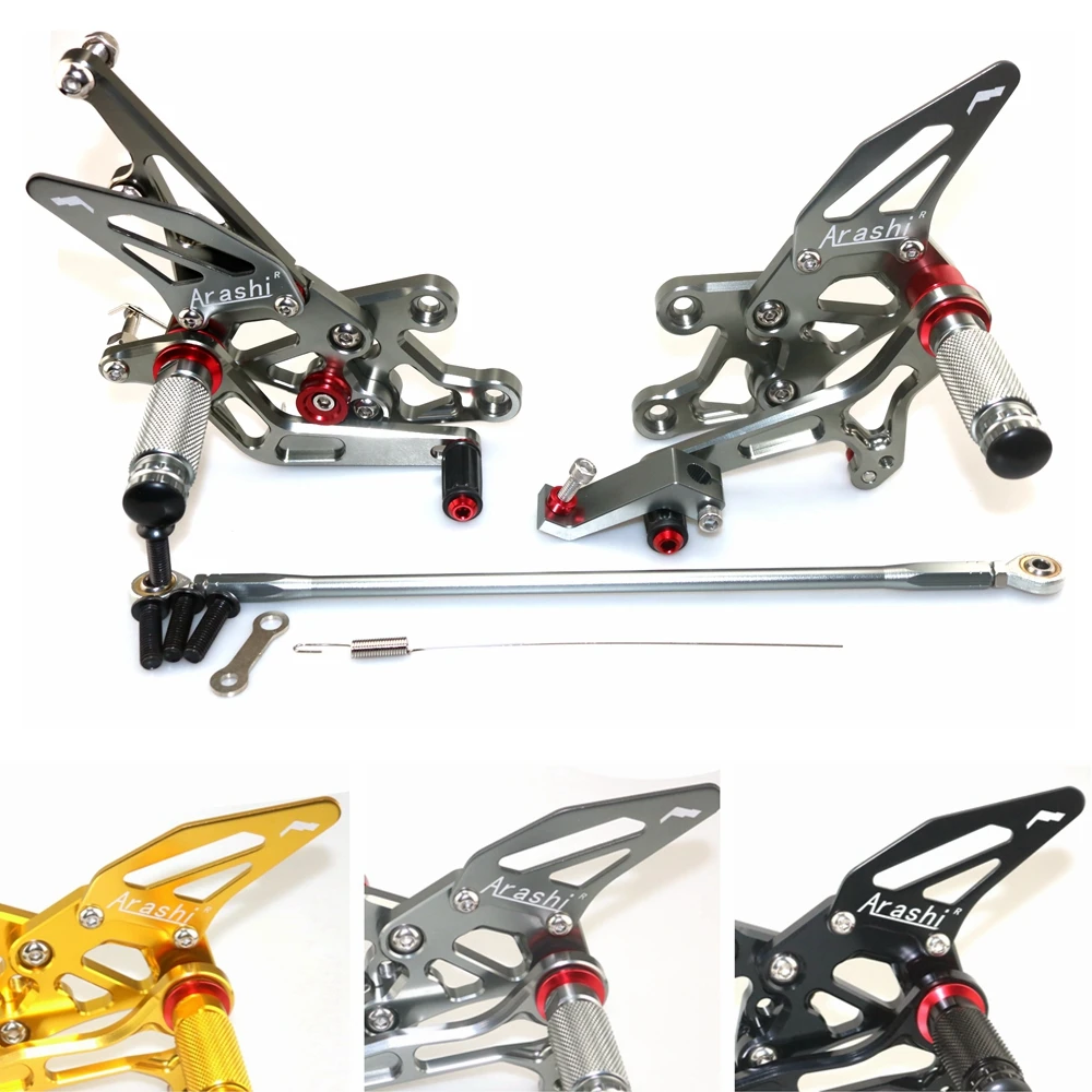 CNC Adjustable Rear Set Rearsets For YAMAHA FZ1 2006 2007 2008 2009 2010 2011 2012 2013 2014 FZ8 2010 2011 2012 2013 Foot Rest rear disc brake caliper set left with pads for yamaha utv rhino 700 2008 2009 2010 2011 2012 2013