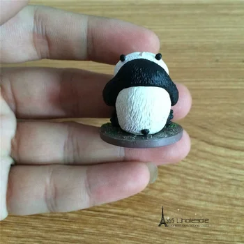 

Free shipping 1pc Retail Panda Mini Figure PVC toy succulent plant cake car office decoration party supply kids gifts