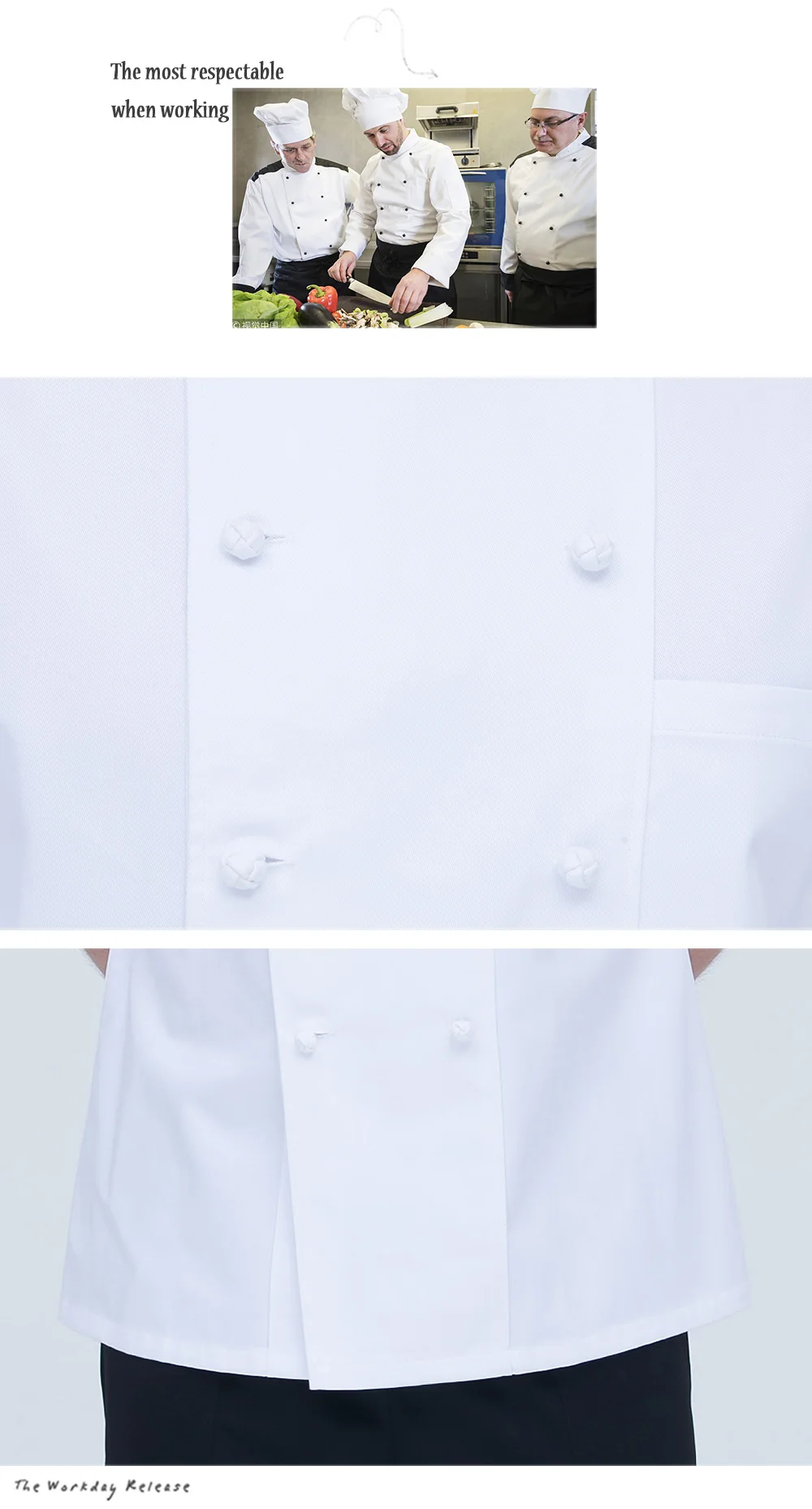Высококачественные двубортные белые рубашки шеф-повара, ресторанная форма шеф-повара, рабочая одежда с короткими рукавами, рабочая одежда шеф-повара, M-4XL