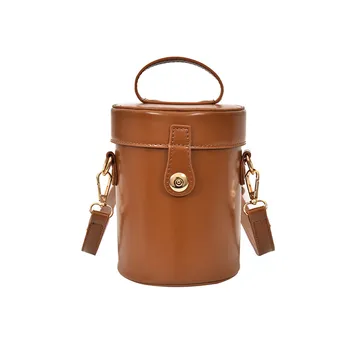 

Bags For Women 2019 Fashion Small Messenger Bag For Girls Wild Retro Pure Color Feather Bucket Crossbody Shoulder Bag K516
