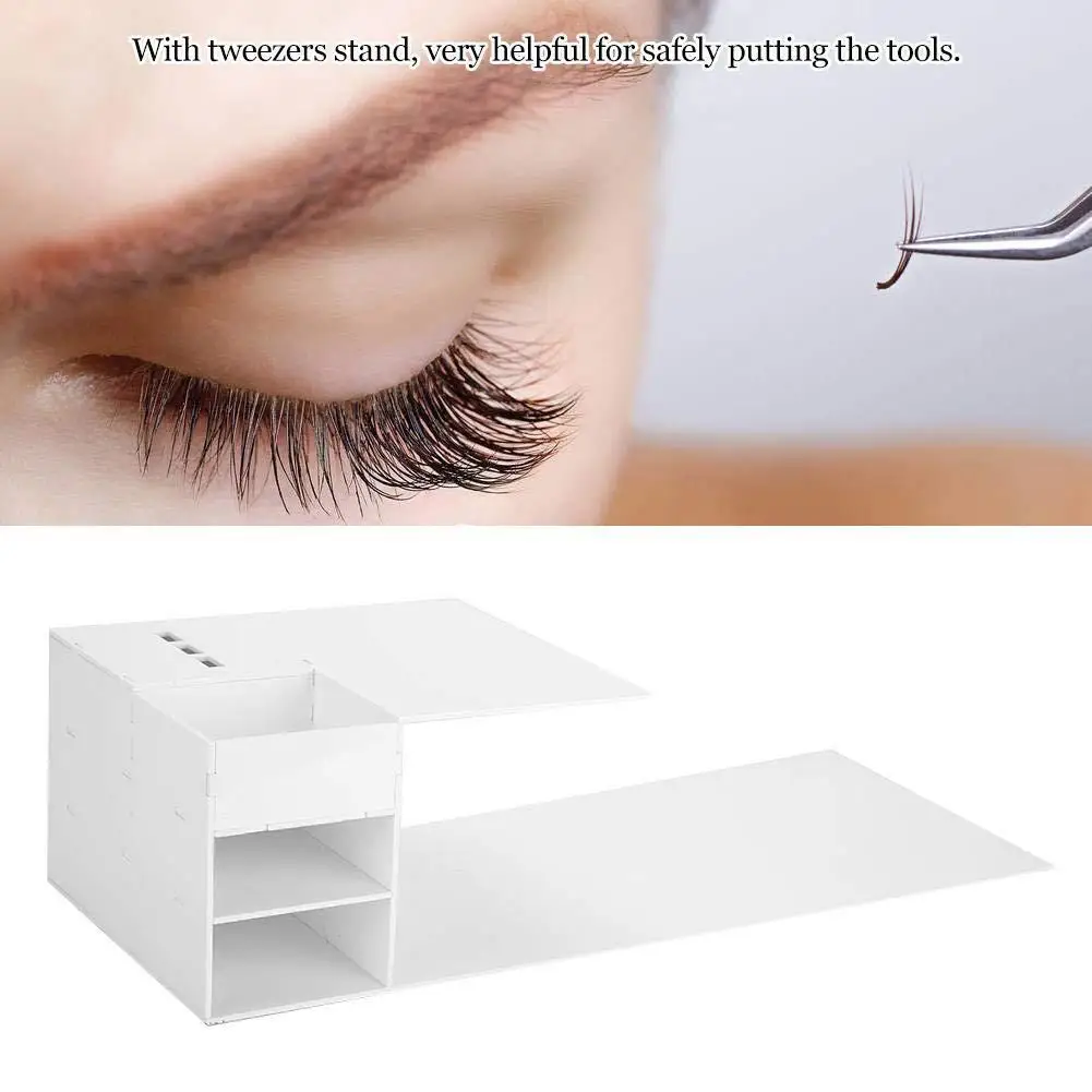 

Detachable Multifunction Lash Grafting Slot Tool Shelf Acrylic Eyelash Grafting Tool Table For Salon