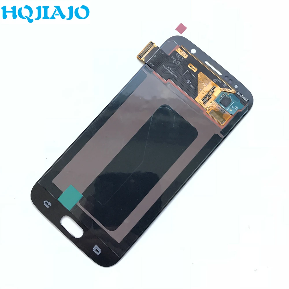 Супер Amoled ЖК экран для Samsung S6 G920F G920FD дисплей сенсорный дигитайзер Galaxy G920FQ|Экраны