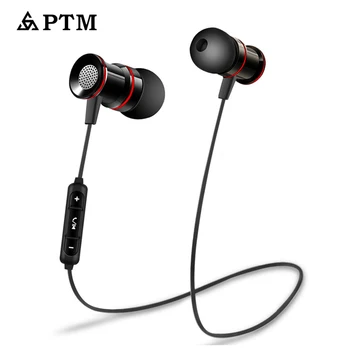 

PTM BM9 Bluetooth V4.2 Headphone Earphone Stereo with Microphone Wireless Headset Sport Earbuds for iPhone mobile phone Xiaomi