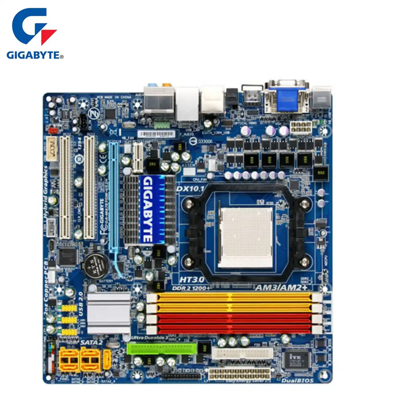 Gigabyte GA M68M S2P Motherboard DDR2 8GB Socket AM2/AM2+/AM3 M68M S2P Desktop Mainboard