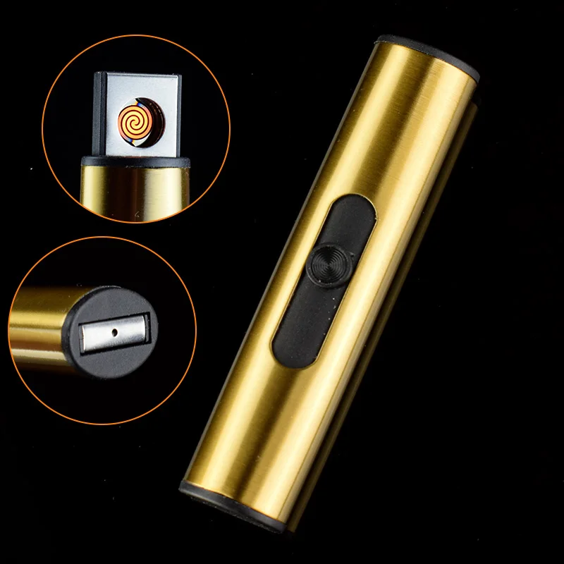Мини USB зарядка зажигалки портативная сигарета Электронная Зажигалка