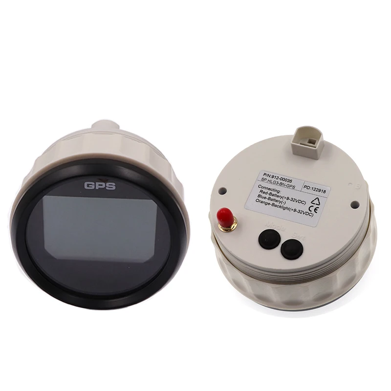 85 мм Цифровой GPS Спидометр для автомобиля лодочный одометр 0 999 узлов км/ч миль/ч