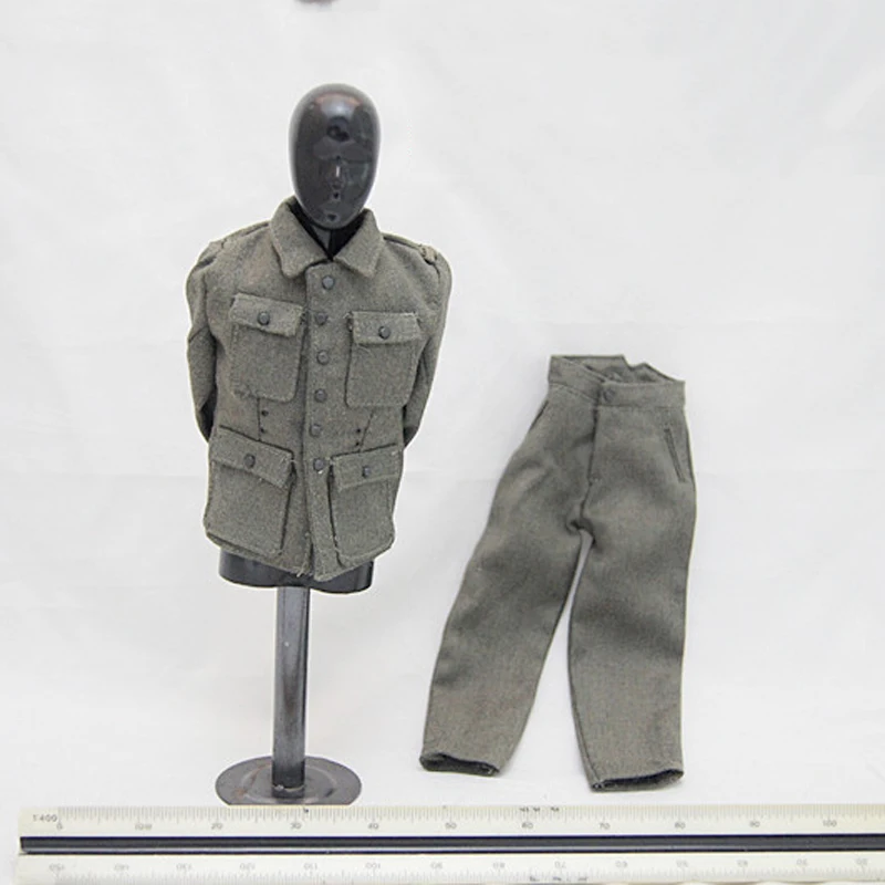 DID 1/6 масштаб DIY содлат Второй мировой войны фигурки одежда M42 Gunman костюм мужской пальто и брюки модель