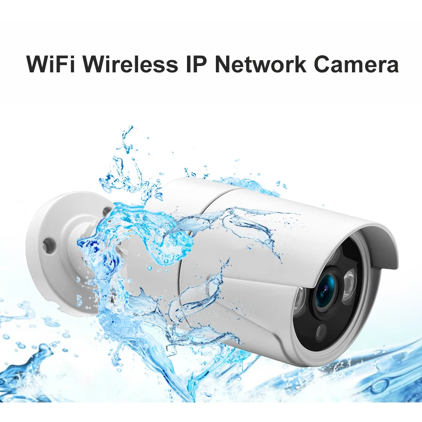 

Yobang Security Wifi IP Camera 720P HD resolution Outdoor IR-Cut Night Vision Security Video Surveillance Camera Motion Detector