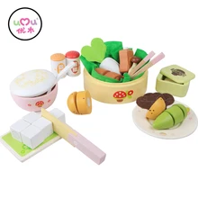 [Umu] Девушка Кухня Пособия по кулинарии Игрушечные лошадки для детей китайский Стиль-время обеда Посуда столовые приборы Наборы для ухода за кожей играть дом образования игрушечные лошадки