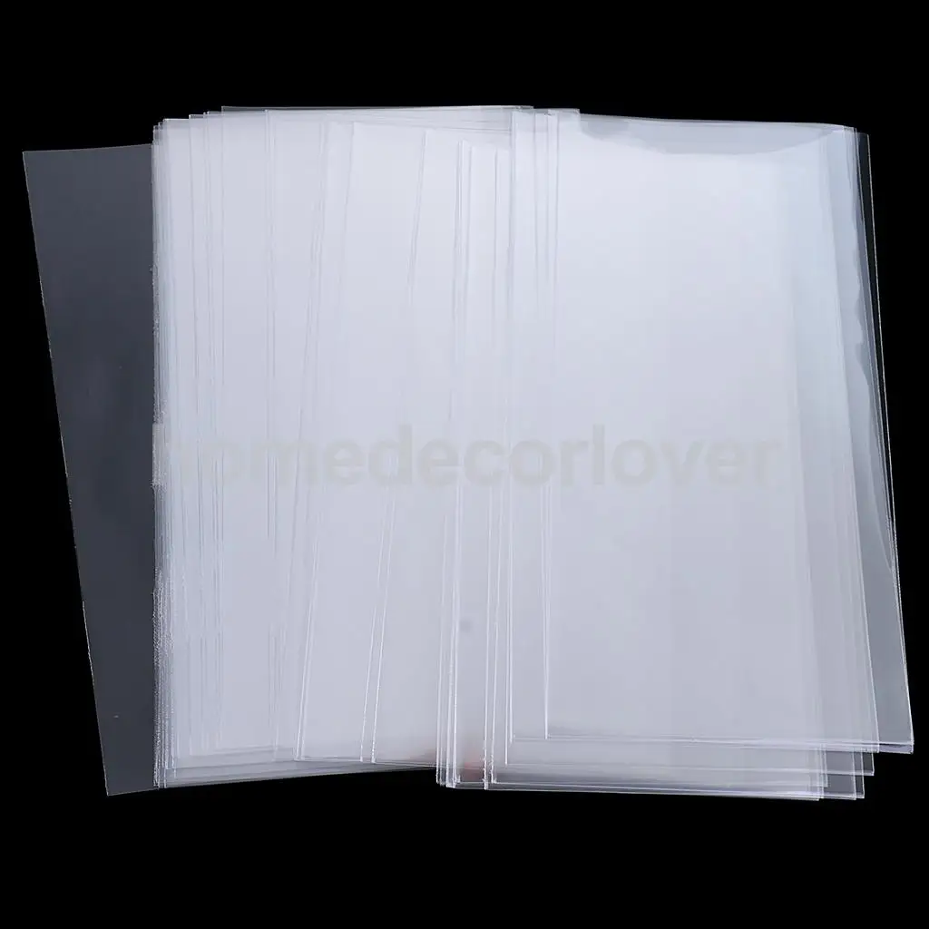 50PCS Paper Money Collection Bag Banknote Currency Storage Holder Protection