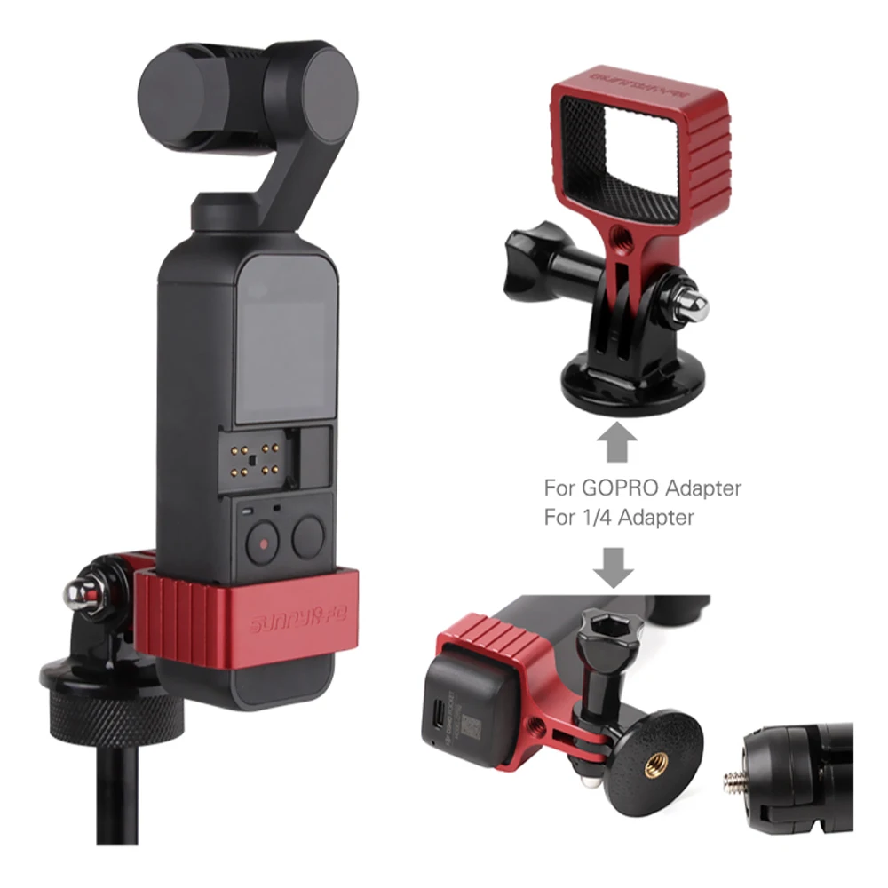 

Extension Bracket Mount for DJI Osmo Pocket Aluminum Clamp Holder Metal Clip Fixed Adapter For DJI Osmo Pocket Accessories