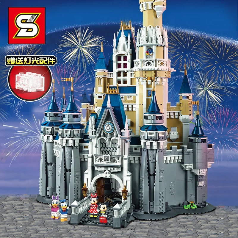 

SY 1149 Compatible legoingLYs 71040 The Cinderella Princess Castle City Set Model Building Blocks Bricks Kids Toys Gifts