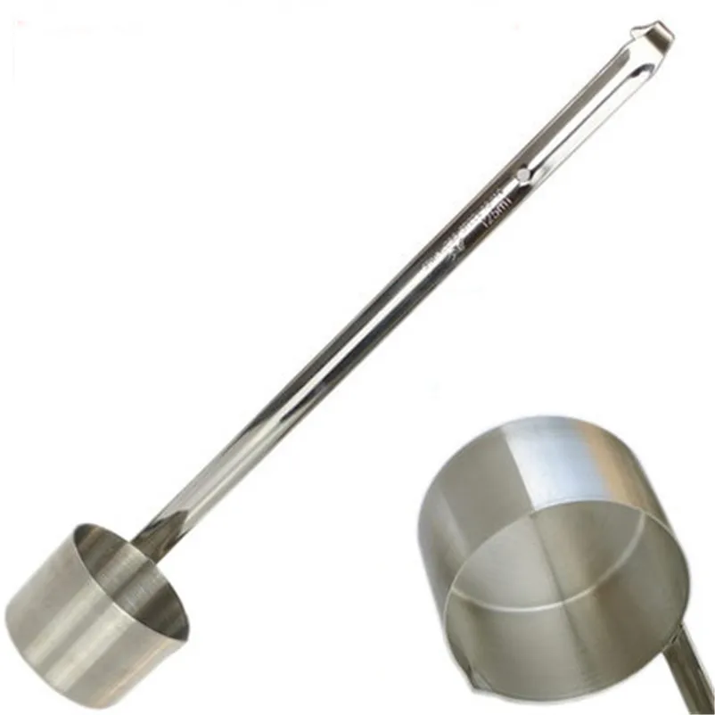 

XMT-HOME Wine Fermentation tool stainless steel e grape wine measuring spoon siphoning tools wine drinker spoon 1pc