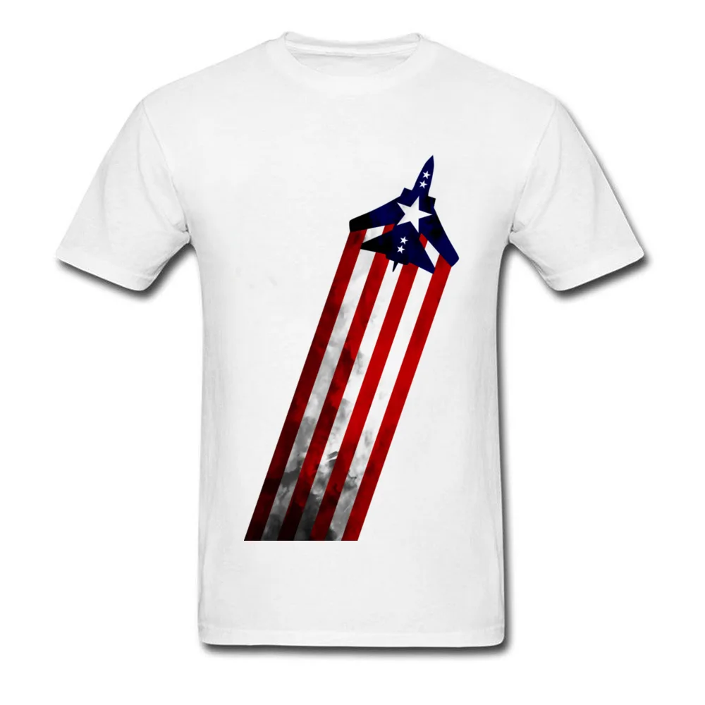 Patriot Plane Men's Newest Custom Tops Shirt Round Neck ostern Day Cotton Fabric Top T-shirts Normal Short Sleeve Tee-Shirts Patriot Plane white