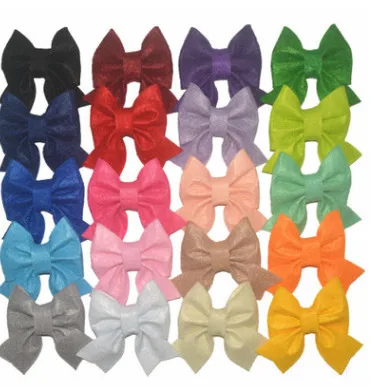 

NEW fabric Hairbows for girls Boutique bows for kids diy headbands hairclips hair accessories 40pcs/lot