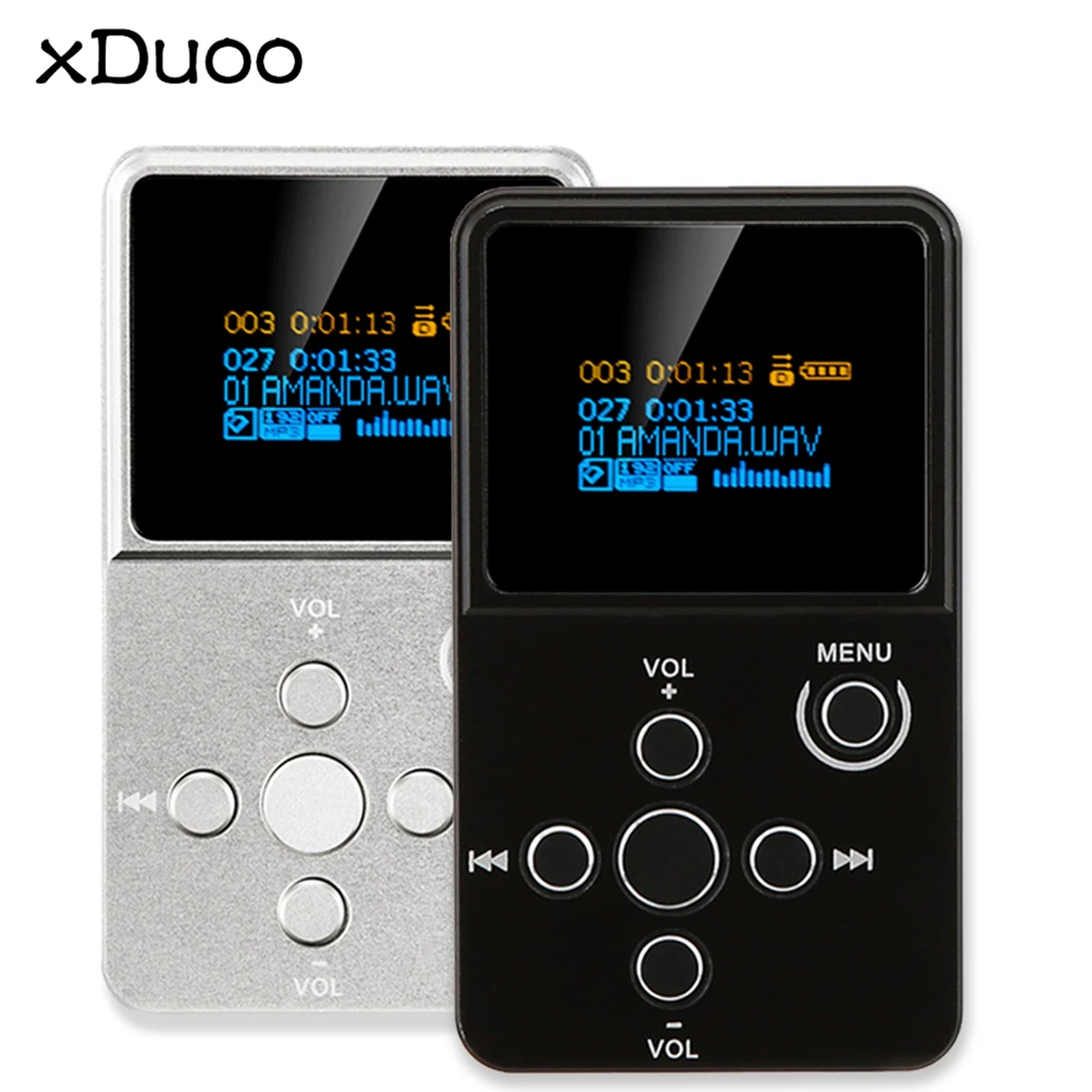 Оригинальный xduoo X2 HiFi Цифровой аудио плеер MP3 с OLED Экран TF карты Алюминий сплав