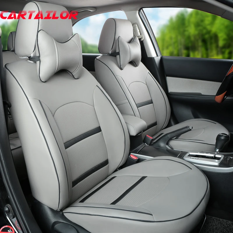 CARTAILOR PU leather seat covers auto styling for Peugeot 3008 font b car b font seat