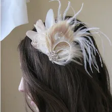 1 шт. романтические модные женские туфли перо Шпилька для волос с горным хрусталем заколки для волос танец живота вечерние свадебные Специальные прекрасный