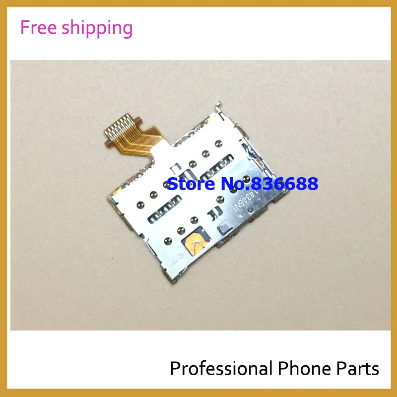 Оригинальный новый для HTC Один M8 Dual m8d e8 Dual SIM Card Reader слот Держатель шлейф Запчасти в мобильных телефон