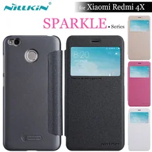 Nilkin pour XiaoMi Redmi 4X Cas NILLKIN Étincelle super mince flip Couverture en cuir pour Xiaomi Redmi 4X5.0 pouces avec Vendue Au Détail Paquet