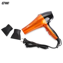 Guowei 1900 W GW-695 портативная мощная электрическая фен для волос, мощные ветровые компактные Фены для волос, 2 насадки для ветра в комплекте