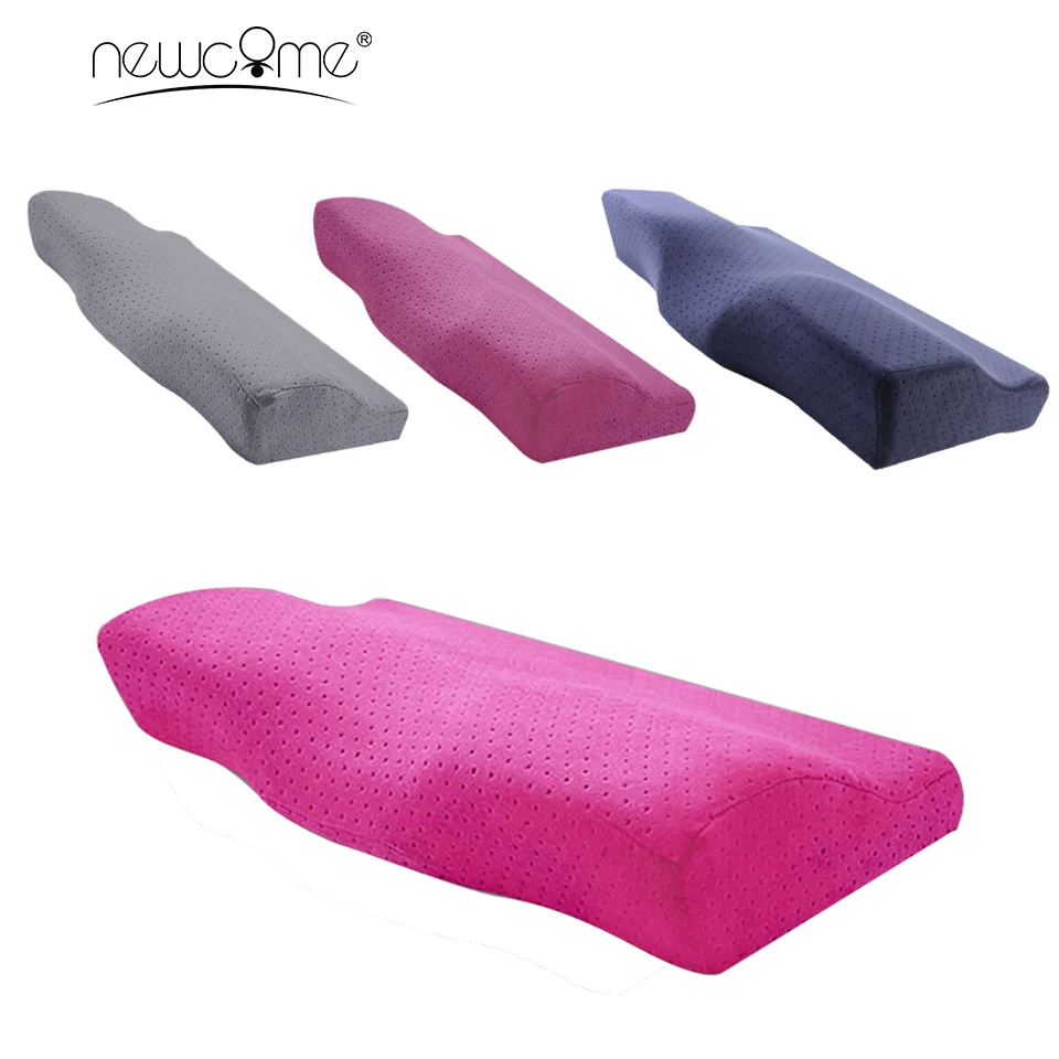 

4 colors Eyelash Extension Special Pillow Soft Grafted Eyelashes Salon Use Sleeping Use flannel Pillows for Makeup Professionals