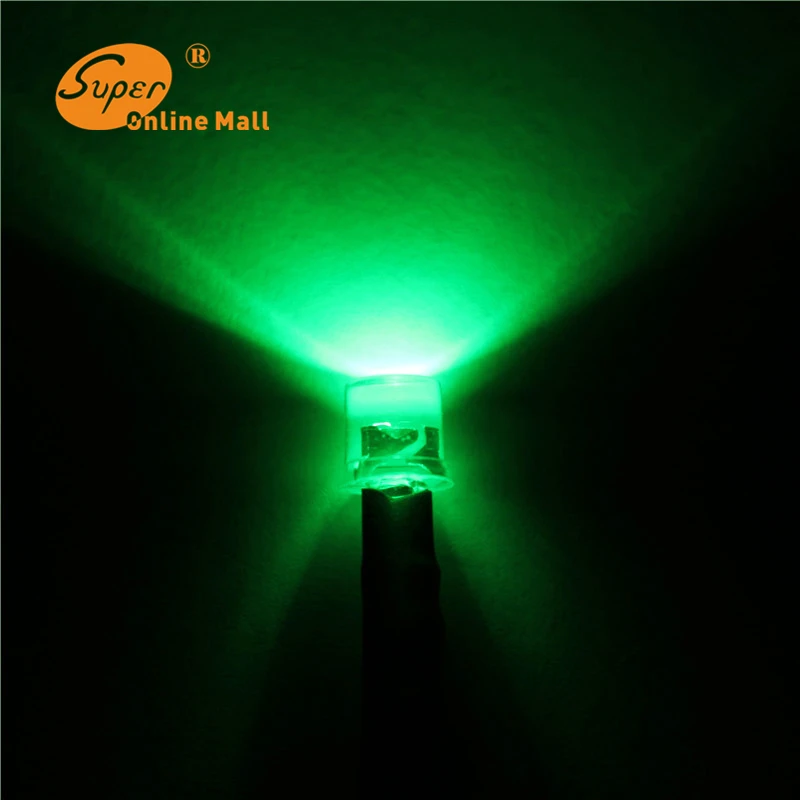 

20pcs 5mm Pre-Wired Resistor 3-12v DC 20cm Flat top Green LED Wide Angle Light Bulb Emitting Diodes for car toy DIY