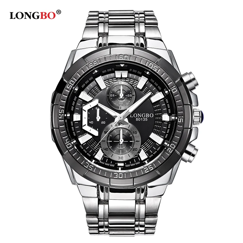 

LONGBO Military Watch Men Sports Quartz Watches Dial Clock For Men Male Watch Relogio Masculino