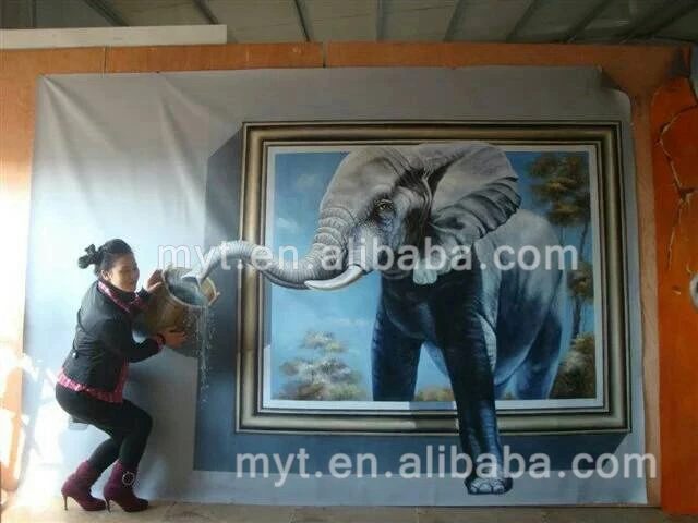 

New Design Elephant Painting Handmade Modern Oil Painting on Canvas Wall Pictures Home Decoration no Framed 3D Pictures Large