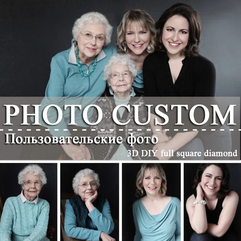 

Photo custom!picture custom!DIY Diamond Embroidery 5D Diamond Painting Cross Stitch 3D Diamond Mosaic Rhinestone Decoration