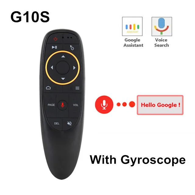 G20 Голосовое управление 2,4G беспроводной G20S G10S Fly Air мышь клавиатура датчик движения мини пульт дистанционного управления для Android tv Box T9 - Цвет: Gyroscope