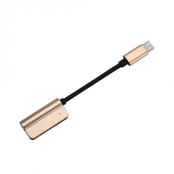 Горячая USB C аудио кабель 2 в 1 тип-c до 3,5 мм разъем наушников адаптер приемник аудио сплиттер для Xiaomi 8