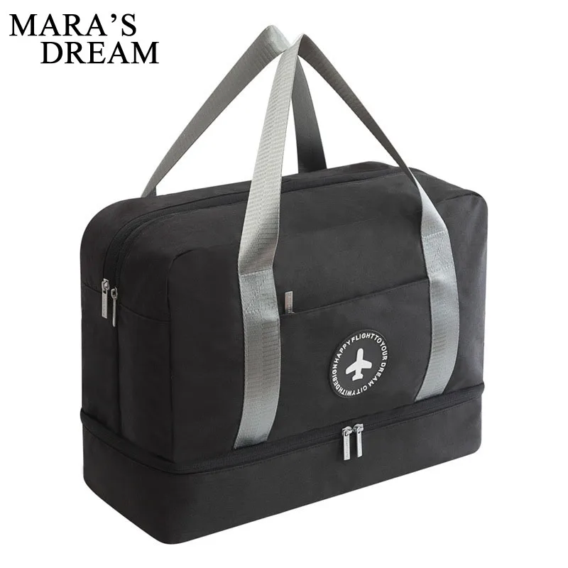 Mara's Dream мужская дорожная сумка высокого качества водонепроницаемая Большая вместительная Холщовая Сумка отделение для сухого и мокрого