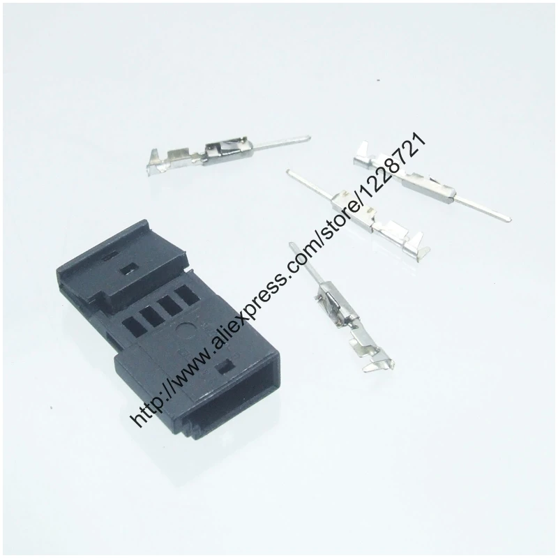 

10Pcs 0-1452576-1 Wiring Cable Plug Terminal Connector 4 Pole A0285458428 For car High pitched horn A4 A3 VW AUDI SEAT SKODA